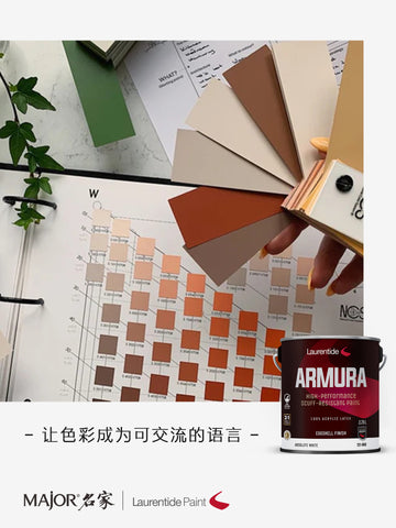 劳伦泰德×NCS色彩体系,刷出杂志同款墙